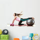 woman exercising Wall Decal
