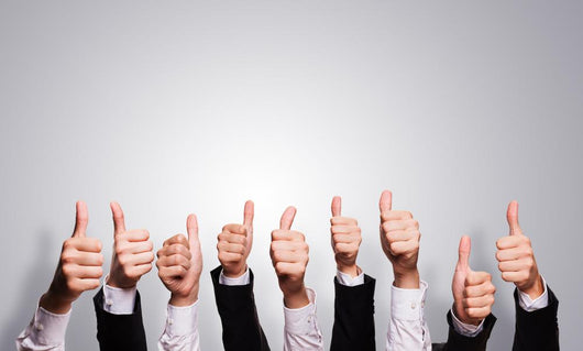 Business People Thumbs-Up Wall Decal