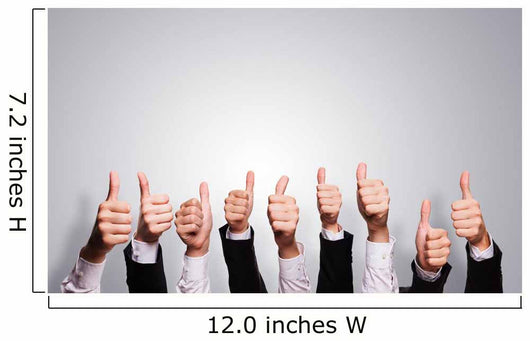 Business People Thumbs-Up Wall Decal