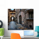 Barri Gothic Quarter and Bridge of Sighs in Barcelona, Catalonia Wall Mural