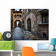 Barri Gothic Quarter and Bridge of Sighs in Barcelona, Catalonia Wall Mural