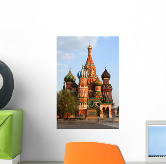 Vasiliy Blazhenniy church in Moscow Wall Mural