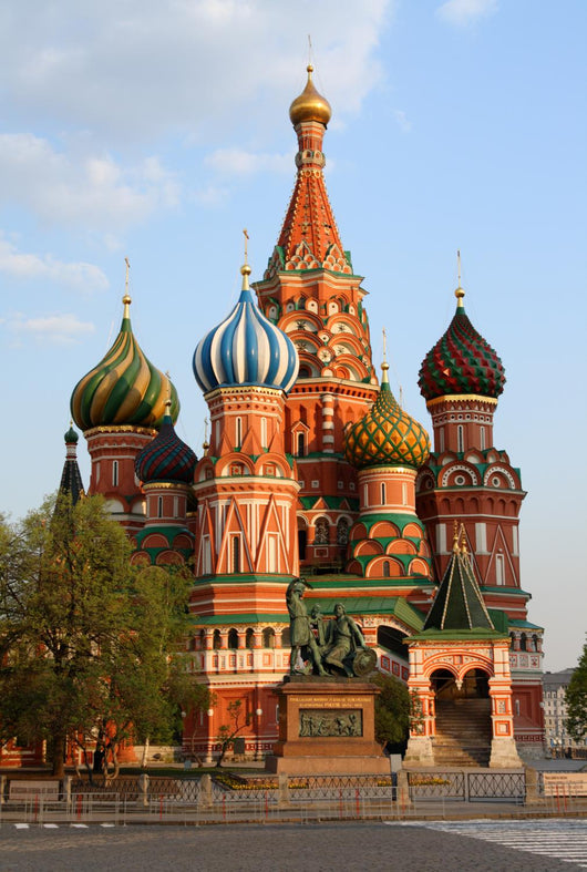 Vasiliy Blazhenniy church in Moscow Wall Mural