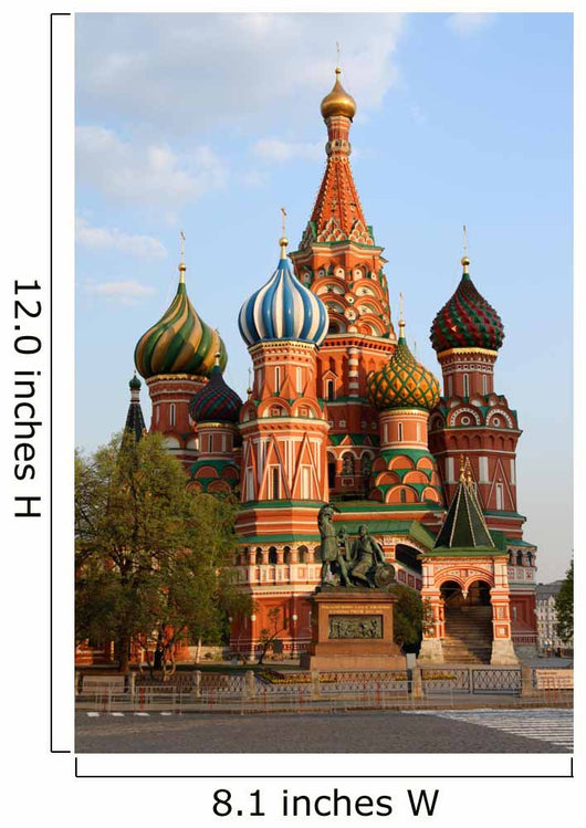 Vasiliy Blazhenniy church in Moscow Wall Mural