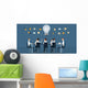 vector business  teamwork   meeting and  brainstorm Wall Mural