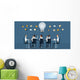 vector business  teamwork   meeting and  brainstorm Wall Mural