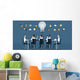 vector business  teamwork   meeting and  brainstorm Wall Mural
