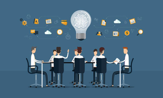 vector business  teamwork   meeting and  brainstorm Wall Mural