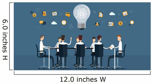 vector business  teamwork   meeting and  brainstorm Wall Mural