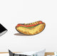 Hot dog. Fast food delicious Wall Decal