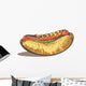 Hot dog. Fast food delicious Wall Decal