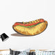 Hot dog. Fast food delicious Wall Decal