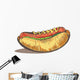 Hot dog. Fast food delicious Wall Decal