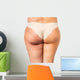 Cellulite treatment, before and after Wall Decal