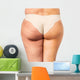 Cellulite treatment, before and after Wall Decal