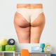 Cellulite treatment, before and after Wall Decal