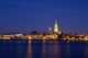 Night view over City of Antwerp Wall Mural