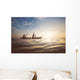 couple on a boat Wall Mural