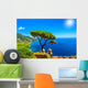 Summer landscape and ornamental garden,Ravello,Amalfi,Italy Wall Mural