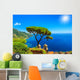 Summer landscape and ornamental garden,Ravello,Amalfi,Italy Wall Mural