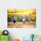Family enjoying life together outside Wall Mural