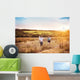 Family enjoying life together outside Wall Mural