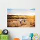 Family enjoying life together outside Wall Mural