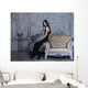 beauty young brunette woman in luxury home interior Wall Mural