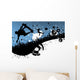 Skateboard City Background Wall Mural