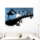 Skateboard City Background Wall Mural