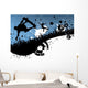 Skateboard City Background Wall Mural