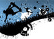Skateboard City Background Wall Mural