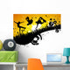 Skateboard City Background Wall Mural