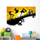 Skateboard City Background Wall Mural