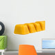 Blocks of natural Australian beeswax isolated on white Wall Mural