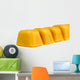 Blocks of natural Australian beeswax isolated on white Wall Mural
