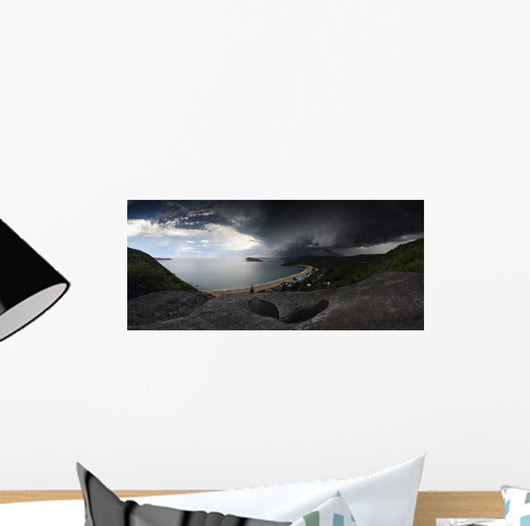 Supercell storm over Broken Bay Pearl Beach NSW Australia Wall Mural