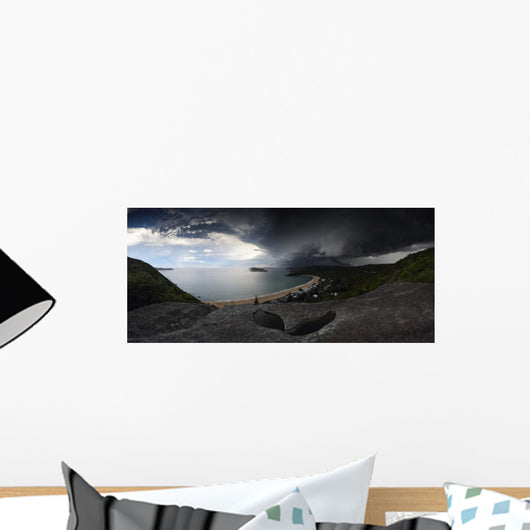 Supercell storm over Broken Bay Pearl Beach NSW Australia Wall Mural