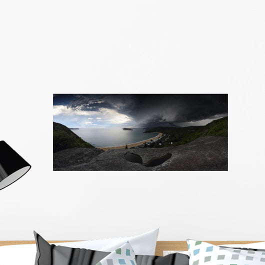 Supercell storm over Broken Bay Pearl Beach NSW Australia Wall Mural