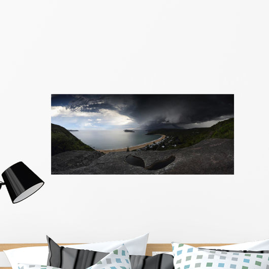 Supercell storm over Broken Bay Pearl Beach NSW Australia Wall Mural