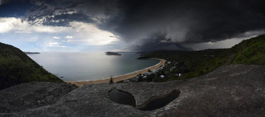 Supercell storm over Broken Bay Pearl Beach NSW Australia Wall Mural