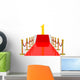 Red carpet Wall Decal