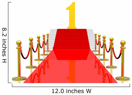 Red carpet Wall Decal