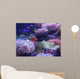 mini sea in fish tank Wall Mural