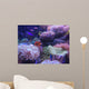 mini sea in fish tank Wall Mural