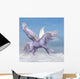 Pegasus among the Clouds Wall Mural