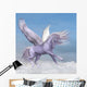Pegasus among the Clouds Wall Mural