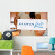 Woman Gluten Free Shopping Wall Mural