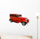 red hotrod Wall Decal