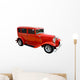red hotrod Wall Decal